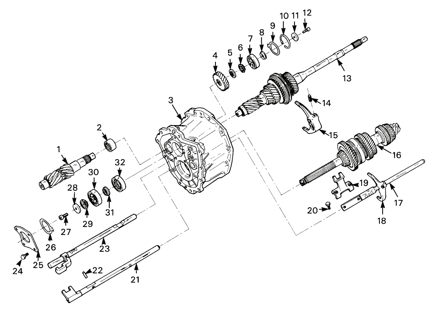 Figure 3-1-19 — Transmission Assembly